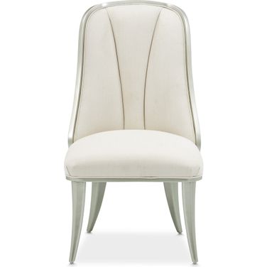Penthouse Side Chair Set of 2 In Ash Gray