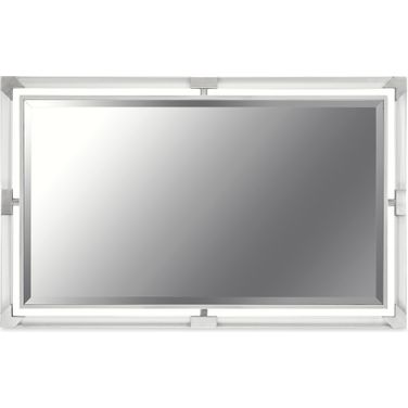 Penthouse Wall Mirror In Ash Gray