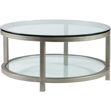 Metal Designs Per Se Round Cocktail Table In Argento