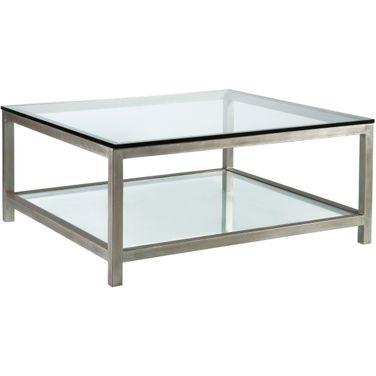 Metal Designs Per Se Square Cocktail Table In Argento