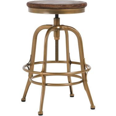 Peralta 24 Inch Counter Stool In Brass