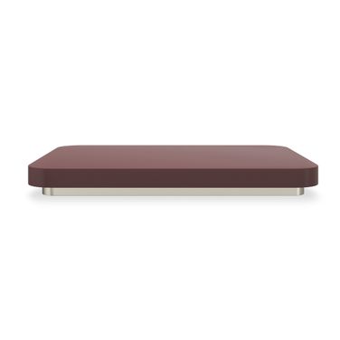 Periphery Cocktail Square Accent Tray In Red