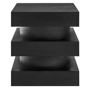 Perpetuate Totem End Table In Black
