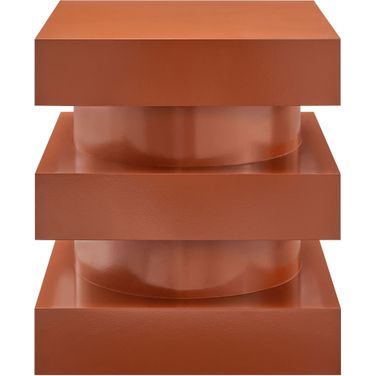 Perpetuate Totem End Table In Cayenne