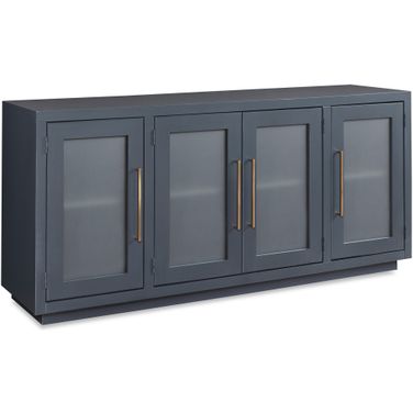Perry 66 Inch Console with 4 Doors In Malta Blue