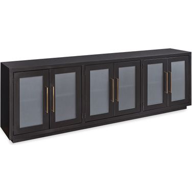 Perry 97 Inch Console with 6 Doors In Black