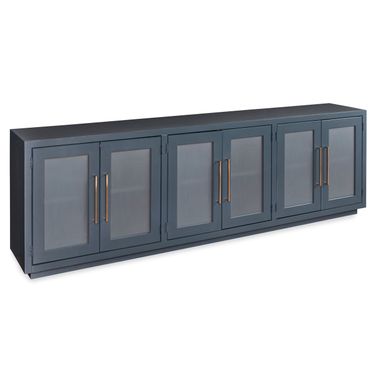 Perry 97 Inch Console with 6 Doors In Malta Blue