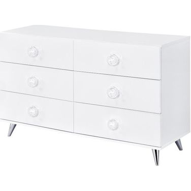Perse Dresser In White
