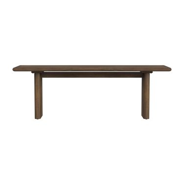 Perth Dining Bench In Brown