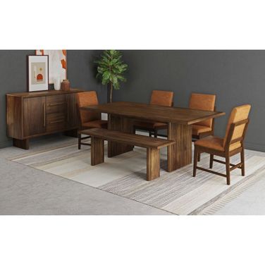Perth Dining Room Set In Brown