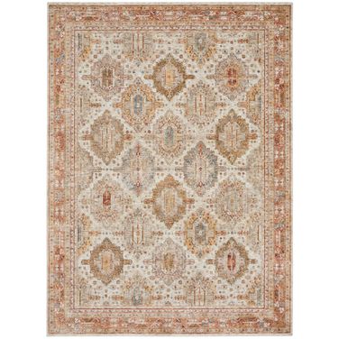 Petra 9'3" x 12'7" Vintage Indoor Rug In Ivory Multi