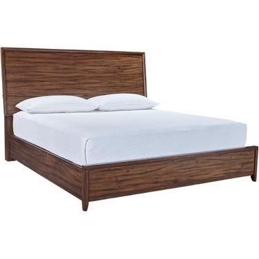 Peyton California King Panel Bed In Cherry