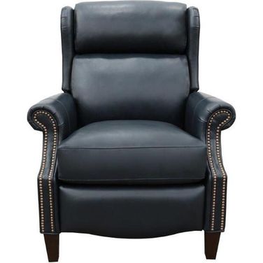 Philadelphia Power Recliner in Shoreham Blue Leather