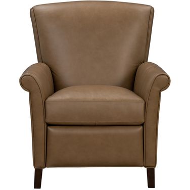 Phoebe Push Thru The Arms Recliner In Toffee