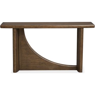 Phoebe Rectangular Sofa Table In Sienna Brown