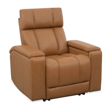 Phoenix Zero Gravity Power Recliner with Immersive Audio with Headrest and Foodrest In Autumn Caramel