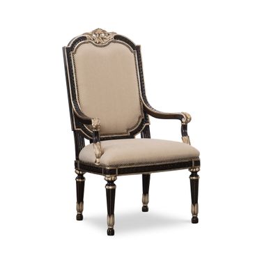 Piazza San Marco Arm Chair In Champagne Gold and Orleans