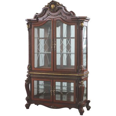 Picardy Curio Cabinet (Cherry Oak)