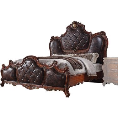 Picardy Panel Bed (Cherry Oak) (King)