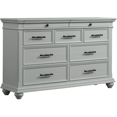 Picket House Furnishings Brooks 9 Drawer Dresser in Grey