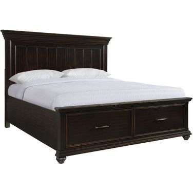 Picket House Furnishings Brooks Queen Platform Storage Bed In Black