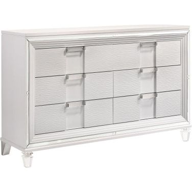 Picket House Furnishings Charlotte 6 Drawer Dresser in White