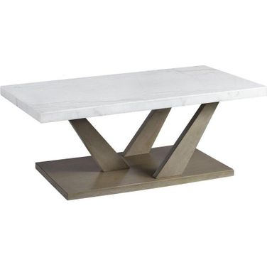 Picket House Furnishings Graham Rectangular Coffee Table in Grey