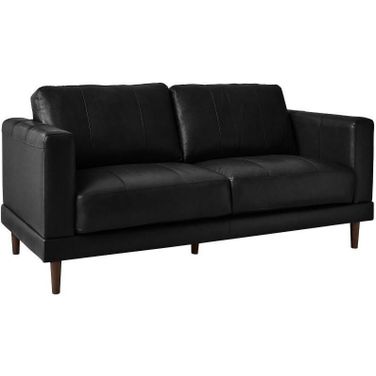 Picket House Furnishings Hanson Loveseat In Fiero Black