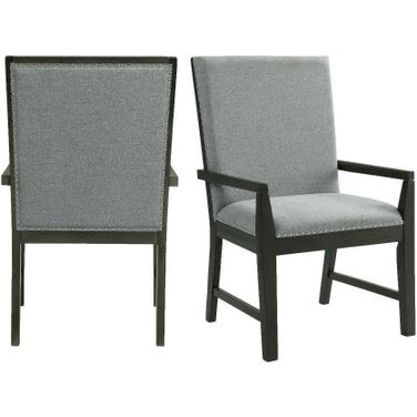 Picket House Furnishings Holden Standard Height Arm Chair Set 2 In Gray