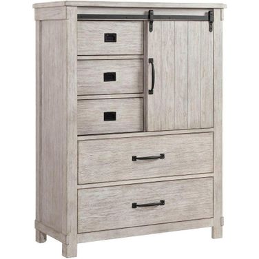 Jack 5-Drawer Gentlemens Chest In White