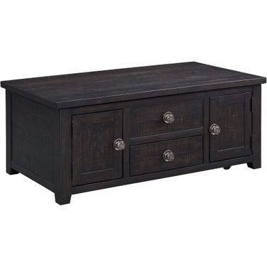 Picket House Furnishings Kahlil 2-Drawer Coffee Table With Lift Top