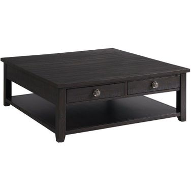 Picket House Furnishings Kahlil Square Coffee Table in Espresso