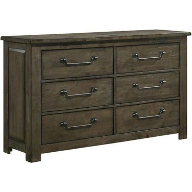Picket House Furnishings Memphis 6 Drawer Dresser in Antique Grey