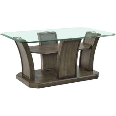 Picket House Furnishings Simms Rectangular Coffee Table in Grey