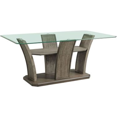 Picket House Furnishings Simms Rectangular Counter Table In Grey