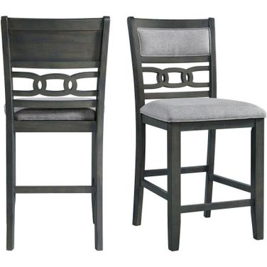 Picket House Furnishings Taylor Counter Height Side Chair Set 2 In Gray