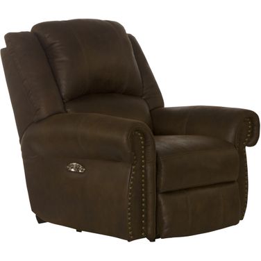 Pickett Power Recliner with Power Adjustable Headrest In Tobacco