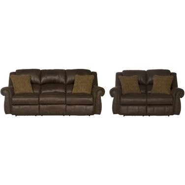 Pickett Reclining Living Room Set In Tobacco