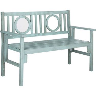 Piedmont Beach House Blue Folding Bench