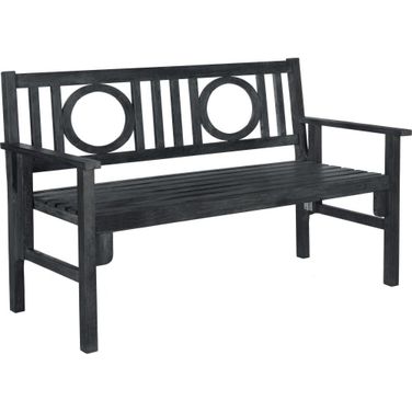 Piedmont Dark Slate Grey Folding Bench
