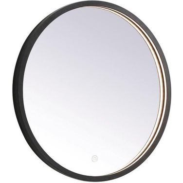 Pier Black Led Mirror MRE6021BK