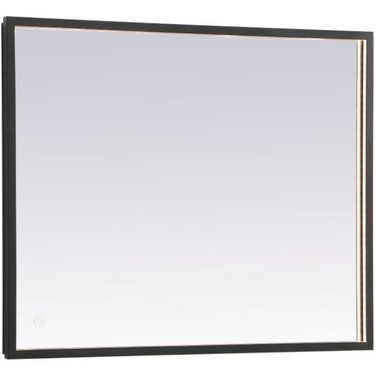 Pier Black Led Mirror MRE62036BK
