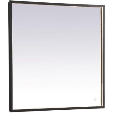 Pier Black Led Mirror MRE62736BK