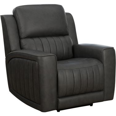 Pierce Zero Gravity Power Recliner with Power Head Rest and Power Lumbar In Dark Gray