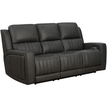 Pierce Zero Gravity Power Reclining Sofa with Power Head Rests In Dark Gray
