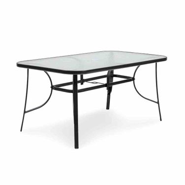 Pierro Outdoor Dining Table In Black
