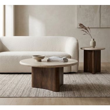 Pietra Occasional Table Set In Brown