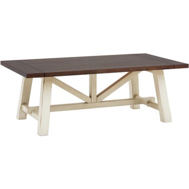 Pinebrook Cocktail Table In Prairie White