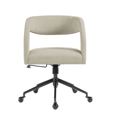 Pinnacle Upholstered Office Chair In Linen