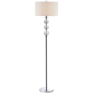 Pippa Clear 61 Inch Glass Globe Floor Lamp